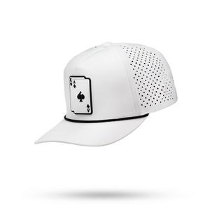 Men's Perforated AK Rope Cap - White PINS & ACES