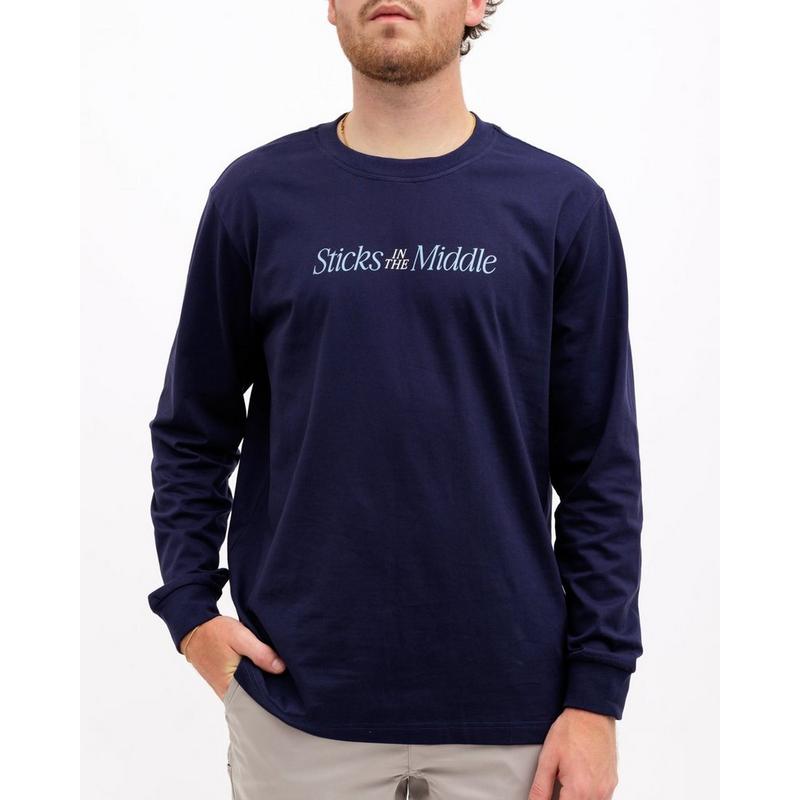 Men's Sticks in the Middle Long Sleeve T-Shirt