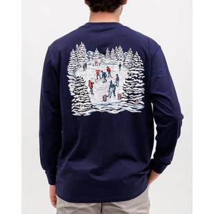 Men's Sticks in the Middle Long Sleeve T-Shirt WAGGLE