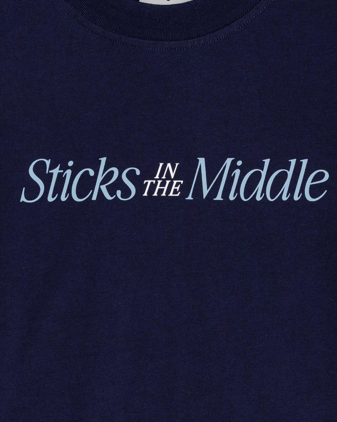 Men's Sticks the Middle Long Sleeve T-Shirt