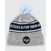Men's Sticks in the Middle Pom Beanie