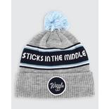 Men's Sticks in the Middle Pom Beanie