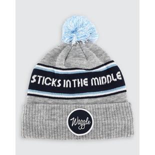 Men's Sticks in the Middle Pom Beanie WAGGLE