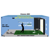 Vanish 16H Retractable Golf Enclosure - Hand Crank
