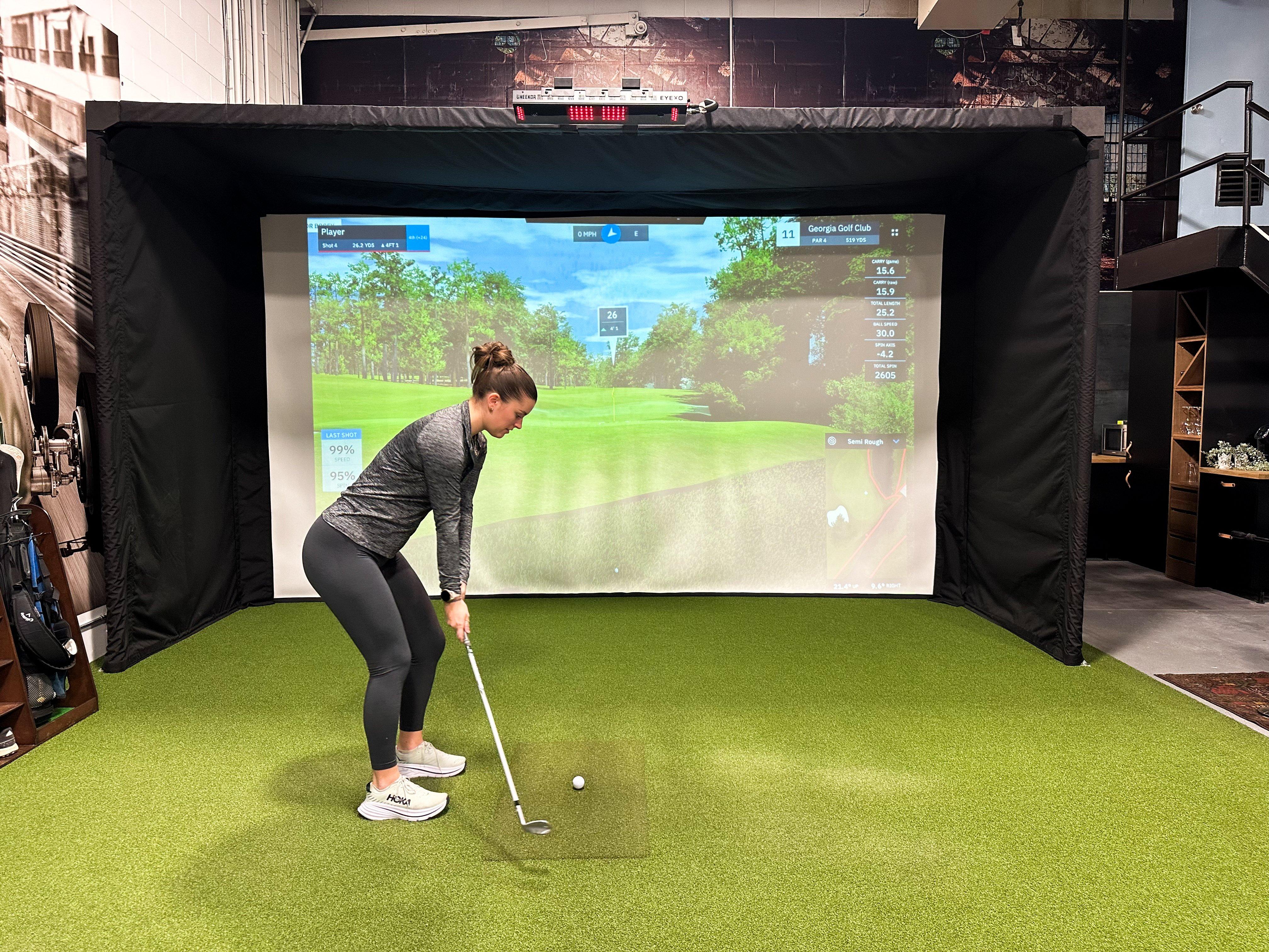 Parlour 16H Golf Enclosure - 3 Ply Impact Screen