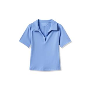 Women's Moveknit V-Neck Short Sleeve Polo TRAVISMATHEW