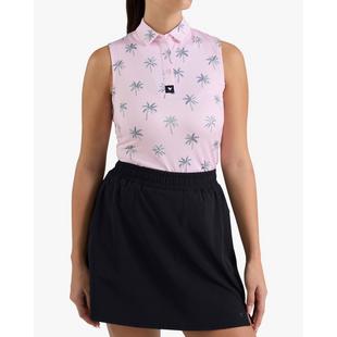Women's Shake Your Palm Palm Sleeveless Polo BAD BIRDIE