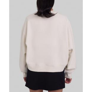 Women's Script Fleece Crew Sweater BAD BIRDIE