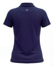Women's Ribbed Short Sleeve Polo