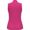Women's Ribbed Zip Mock Sleeveless Top