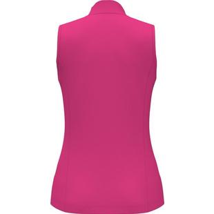 Women's Ribbed Zip Mock Sleeveless Top CALLAWAY