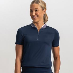 Polo &agrave; manches courtes avec col mince pour femmes FOOTJOY