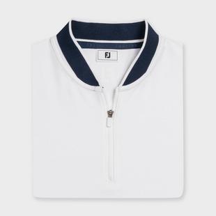 Women's Zip Blade Collar Short Sleeve Polo FOOTJOY