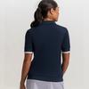 Women's Texture Knit Short Sleeve Polo