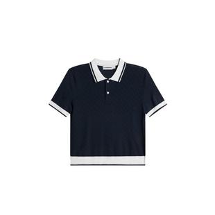 Women's Polly Pointelle Short Sleeve Polo J LINDEBERG