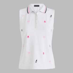 Women's Embroidered Sleeveless Polo G/FORE