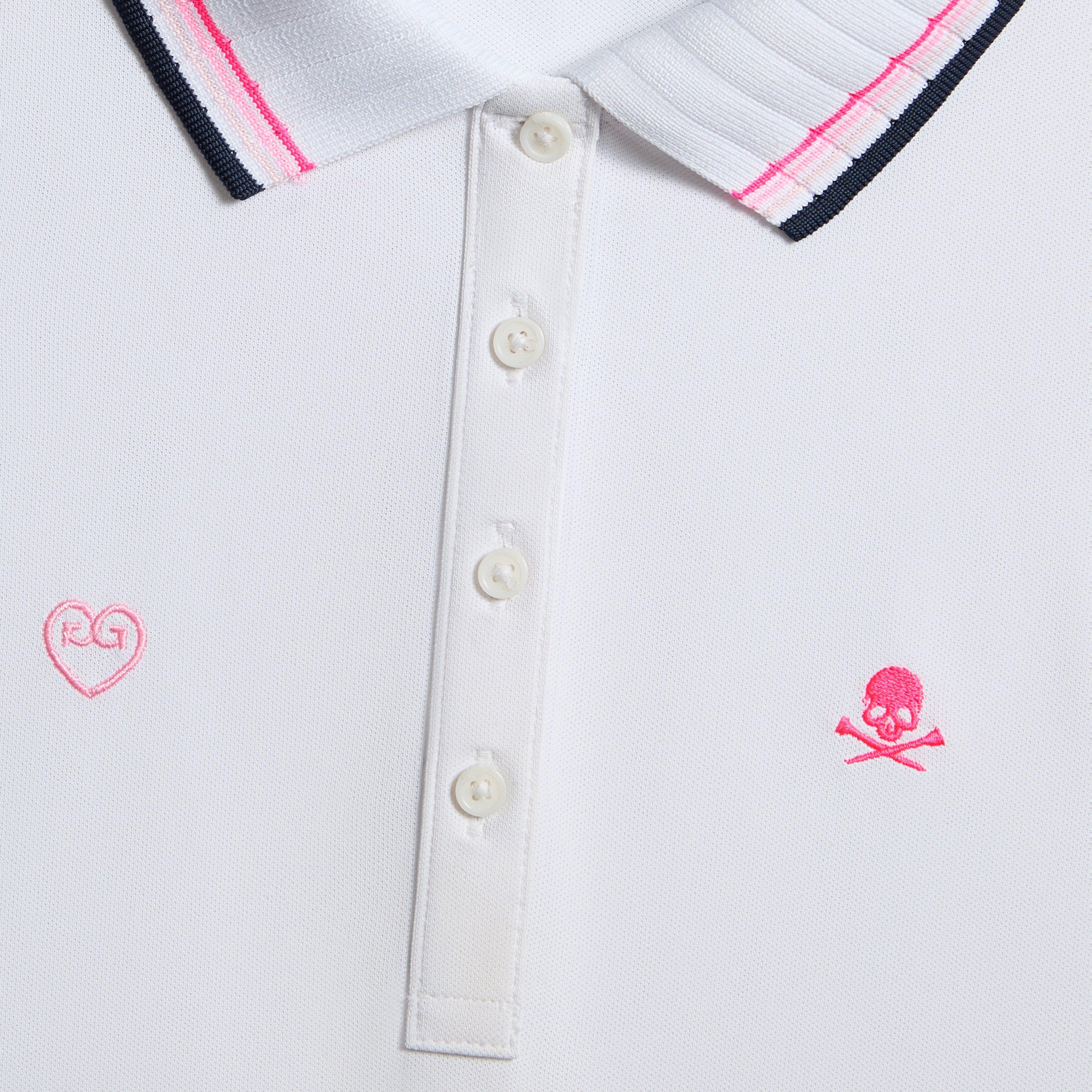 Women's Embroidered Sleeveless Polo