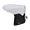 BLACKWHITE | Couvre-b&acirc;ton Icon pour fer droit &agrave; lame