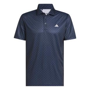 Men's Performance Textured Print Short Sleeve Polo ADIDAS
