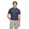 Polo &agrave; imprim&eacute; textur&eacute; Performance pour hommes