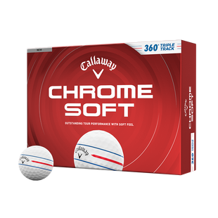 Chrome Soft Golf Balls - 360 Triple Track CALLAWAY