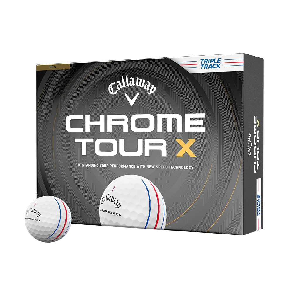 Chrome Tour X Golf Balls - Triple Track