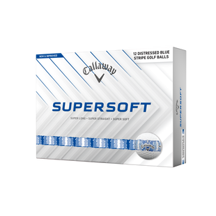 SuperSoft Golf Balls - Distressed Stripe CALLAWAY