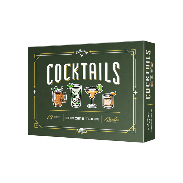 Limited Edition - Chrome Tour Golf Balls - Cocktails CALLAWAY