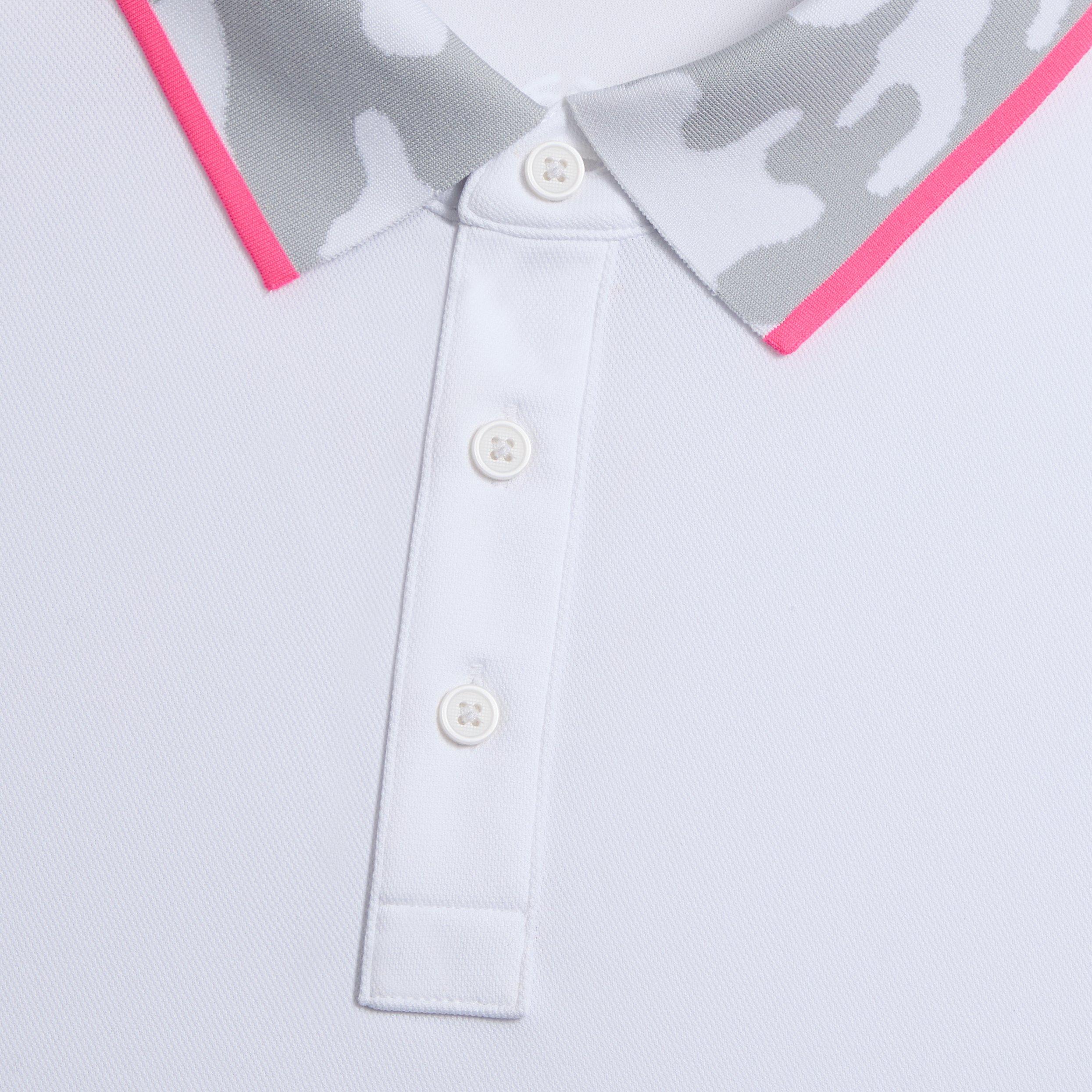 Men's Camo Collar Short Sleeve Polo
