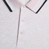 Men's White Board Short Sleeve Polo