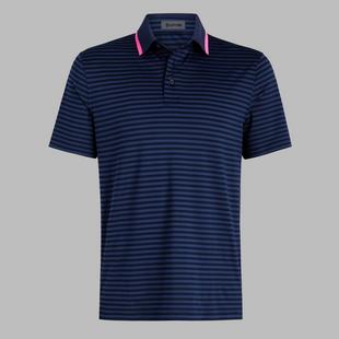 Men's Perforated Stripe Short Sleeve Polo G/FORE