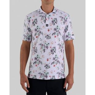 Men's Don't Pick The Flowers Short Sleeve Polo BAD BIRDIE