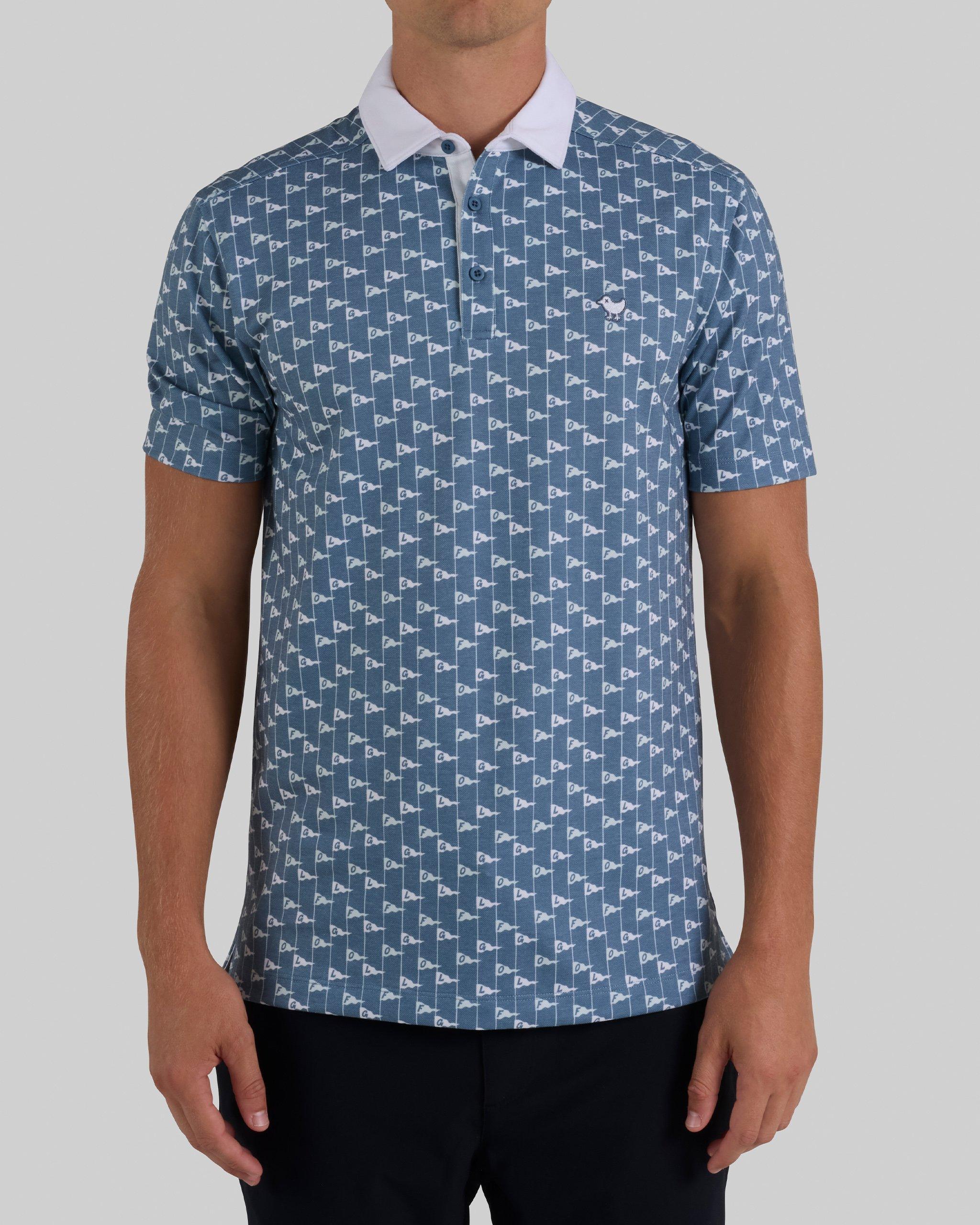 Men's Let's Flag That Short Sleeve Polo