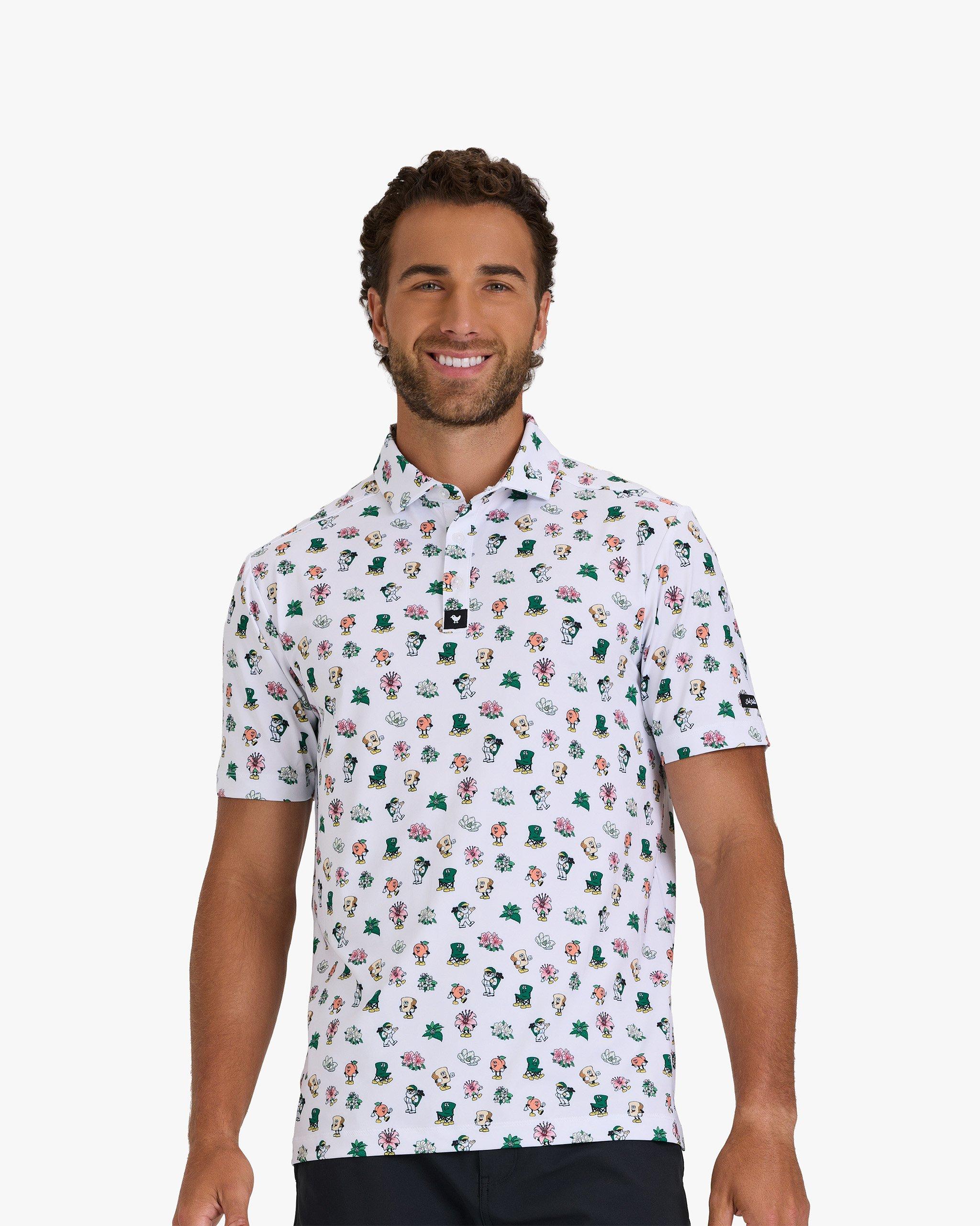 Men's Amateur's Icon Print Short Sleeve Polo