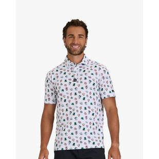 Polo &agrave; manches courtes avec imprim&eacute; Amateur Icon pour hommes BAD BIRDIE