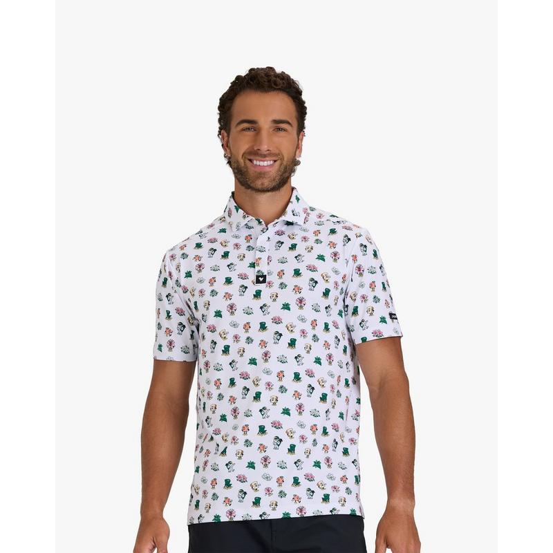 Men's Amateur's Icon Print Short Sleeve Polo