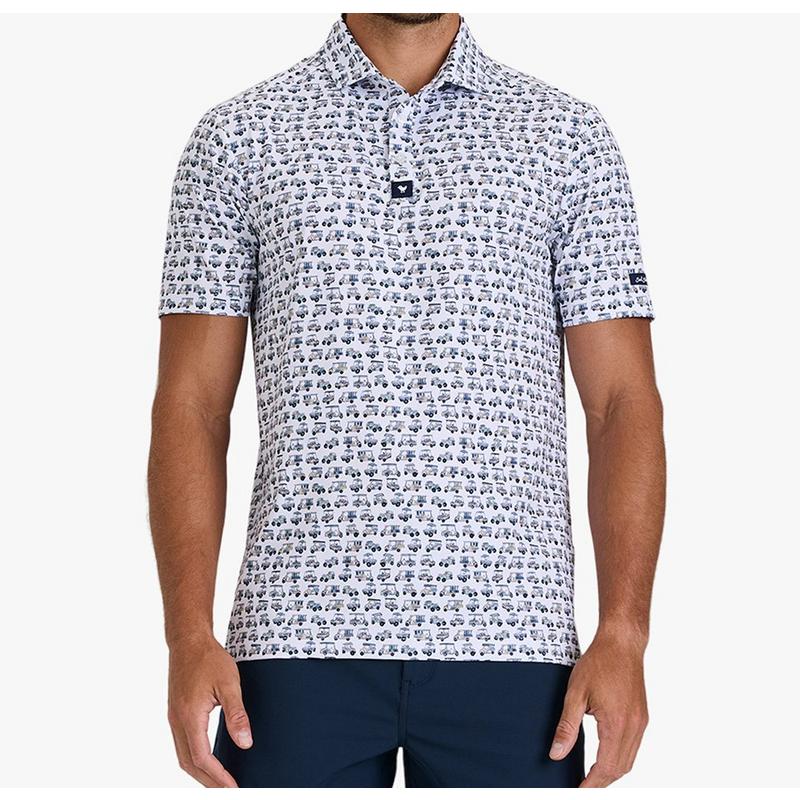 Men's Check Out My Cart Short Sleeve Polo