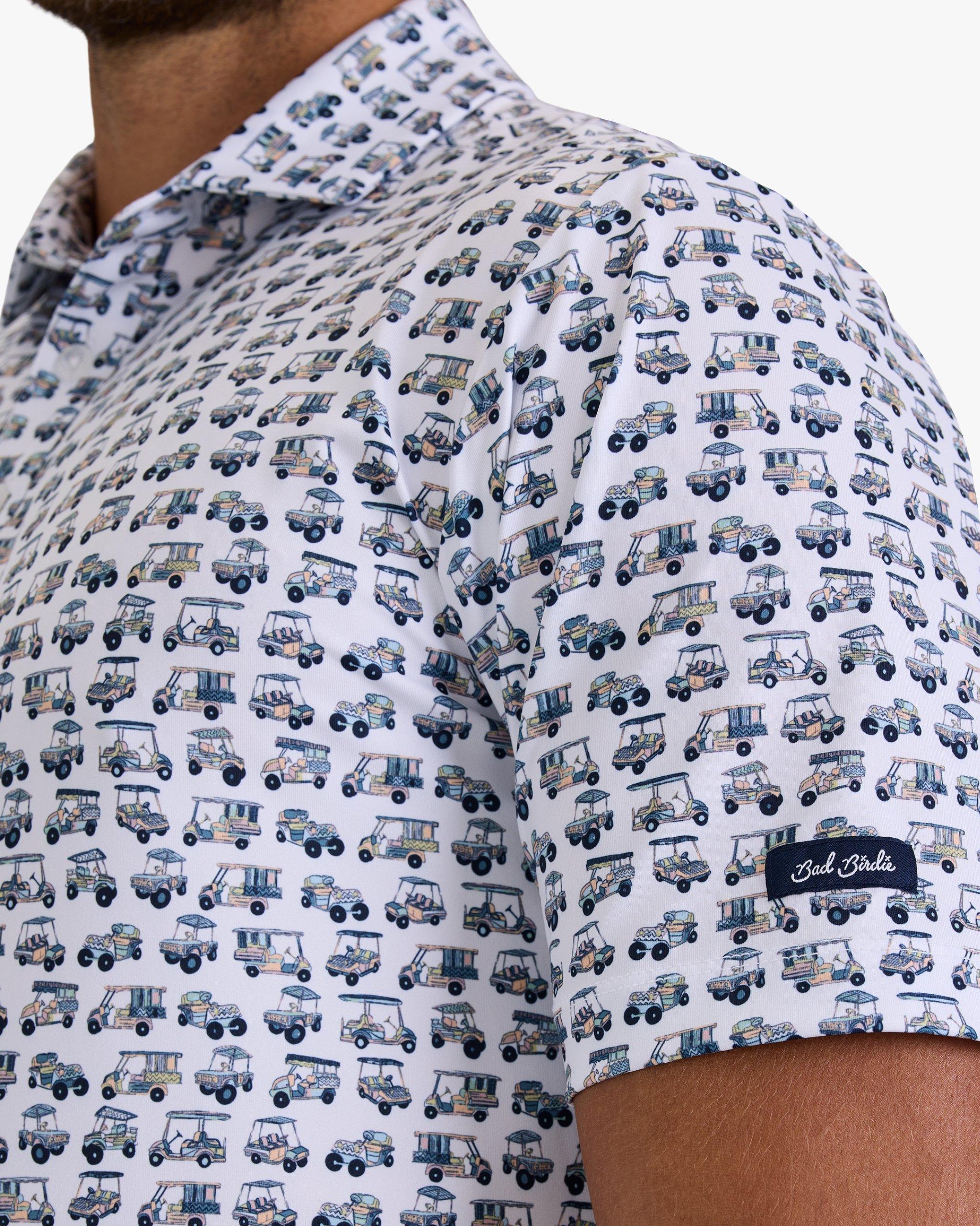 Men's Check Out My Cart Short Sleeve Polo