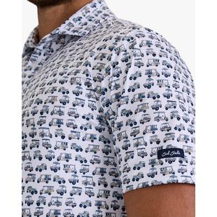 Men's Check Out My Cart Short Sleeve Polo BAD BIRDIE