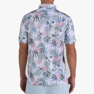Men's Blooming and Moving Short Sleeve Polo BAD BIRDIE