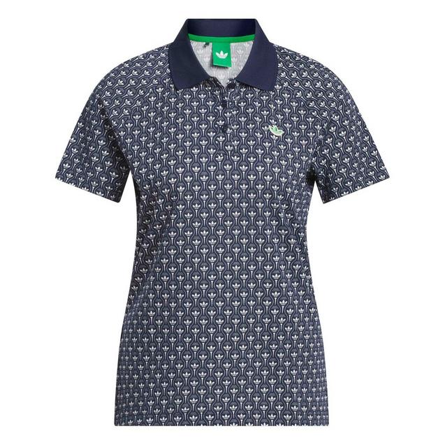 Women's Originals All Over Trefoil Short Sleeve Polo ADIDAS