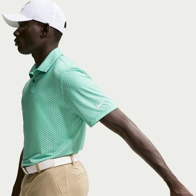 【GOLF】Champion green Short Sleeve Sweat Men's Dri-FIT Velocity Micro Short Sleeve Polo | NIKE | Shirts