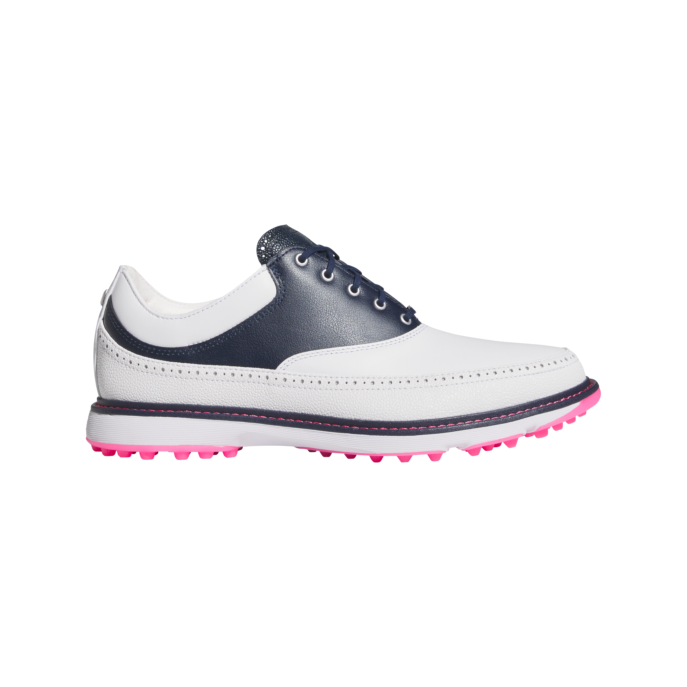 Men's MC80 Spikeless Golf Shoe - White/Navy/Pink