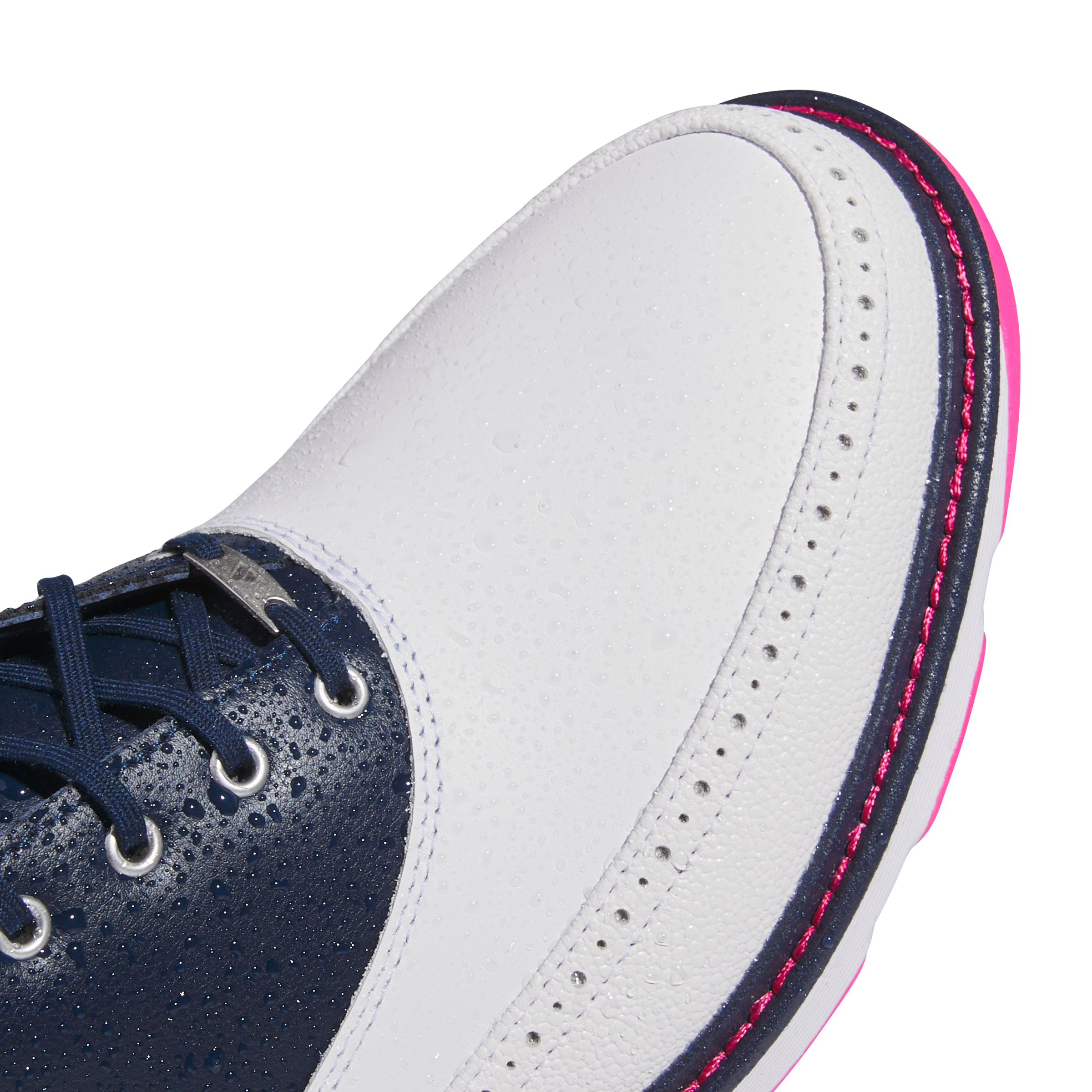 Men's MC80 Spikeless Golf Shoe - White/Navy/Pink