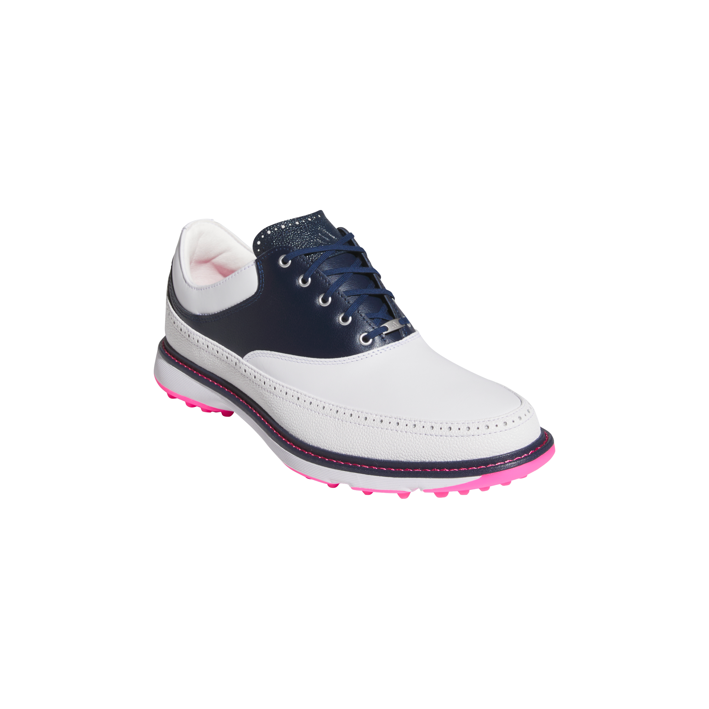 Men's MC80 Spikeless Golf Shoe - White/Navy/Pink