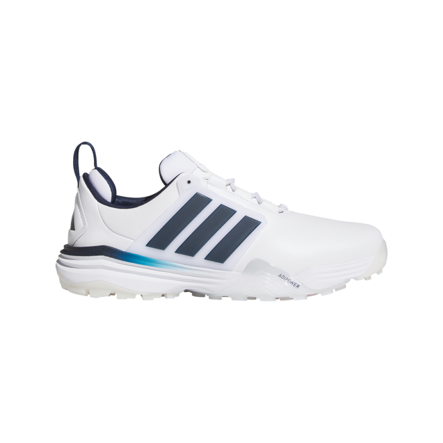 Men's AdiPower Spikeless Golf Shoe - White/Navy | ADIDAS | Golf