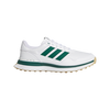 Chaussures de golf sans crampons S2G en cuir pour hommes - Blanc/Vert