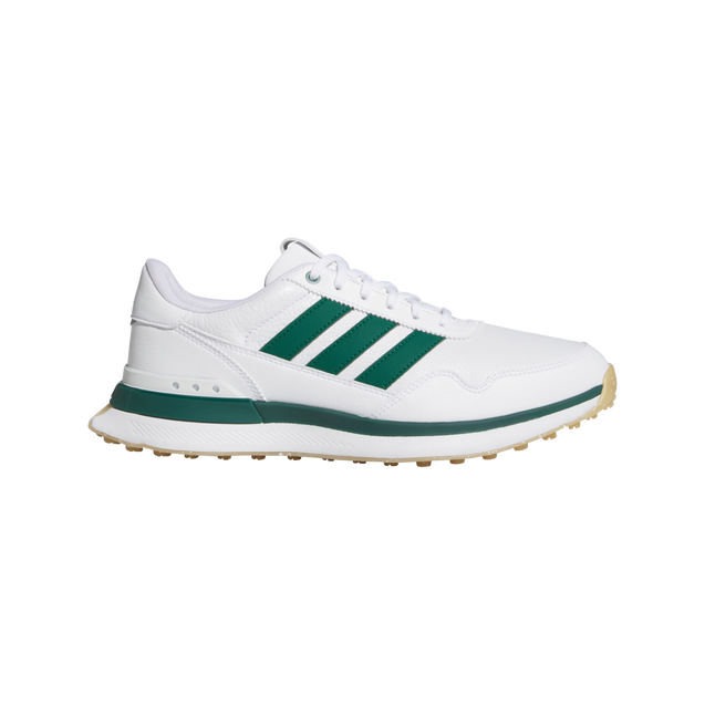 Men's S2G Leather 26 Spikeless Golf Shoe - White/Green | ADIDAS