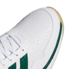 Chaussures de golf sans crampons S2G en cuir pour hommes - Blanc/Vert