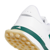 Chaussures de golf sans crampons S2G en cuir pour hommes - Blanc/Vert